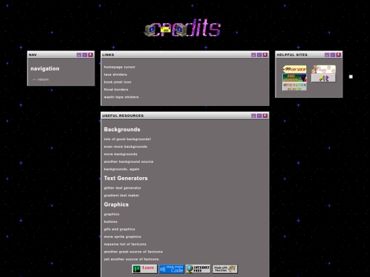credits screenshot