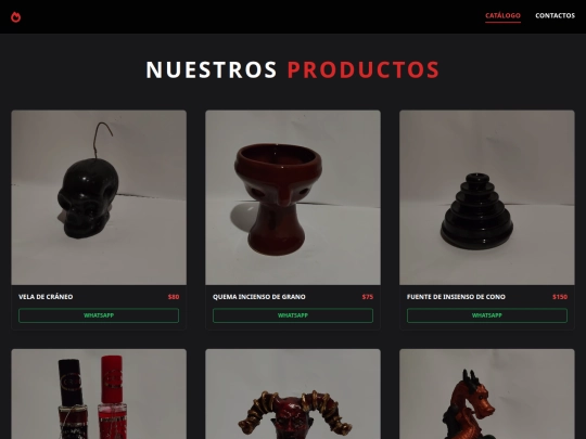 catalogo screenshot