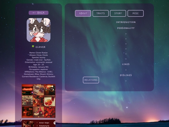 characters/tefcast/clover screenshot