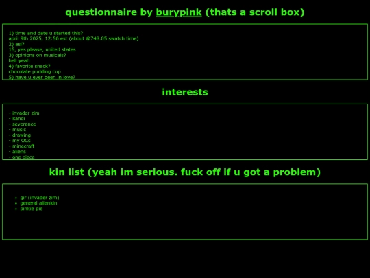 rory/aboutme screenshot