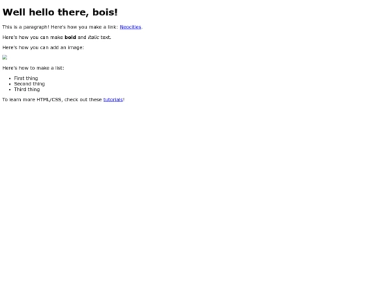 index screenshot