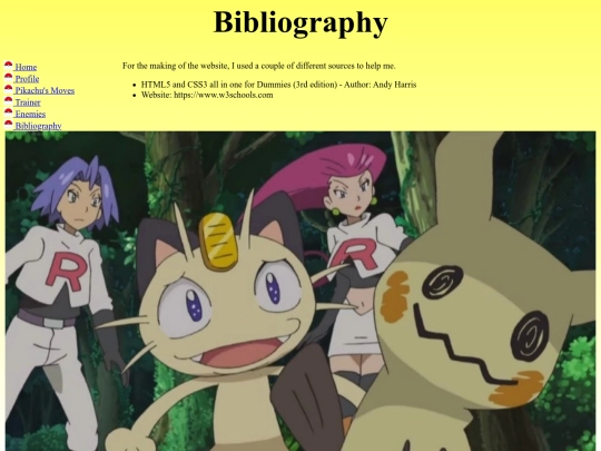 bibliography screenshot