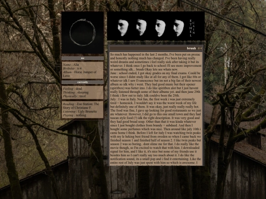 blog screenshot