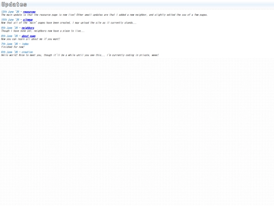 updates screenshot