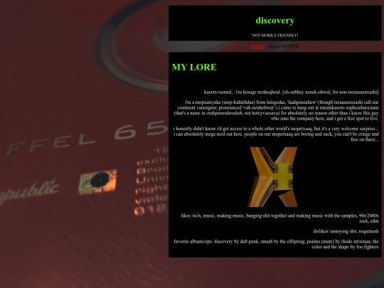 discovery/aboutme screenshot