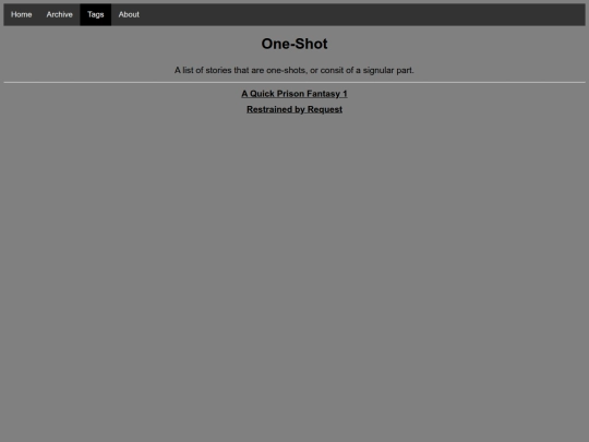 Tags/tag-one_shot screenshot