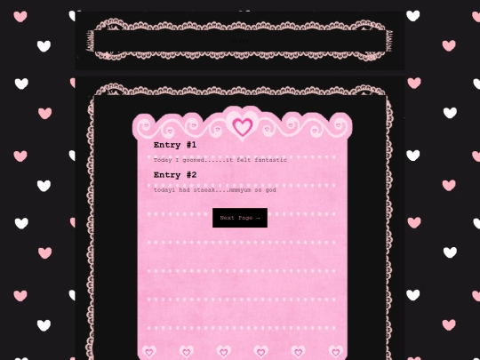 diary screenshot