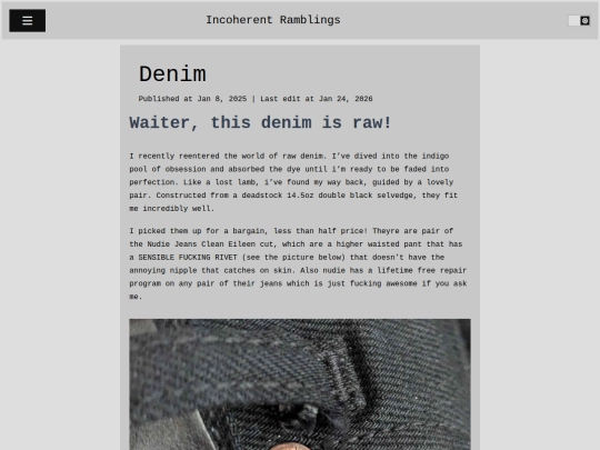 denim screenshot