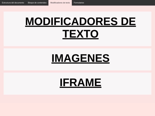 PRACTICA 1/modificadores de texto screenshot