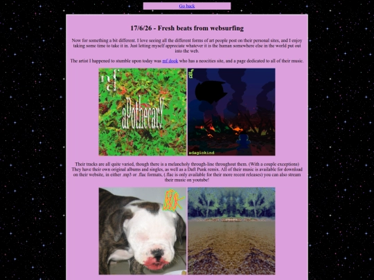 blog screenshot