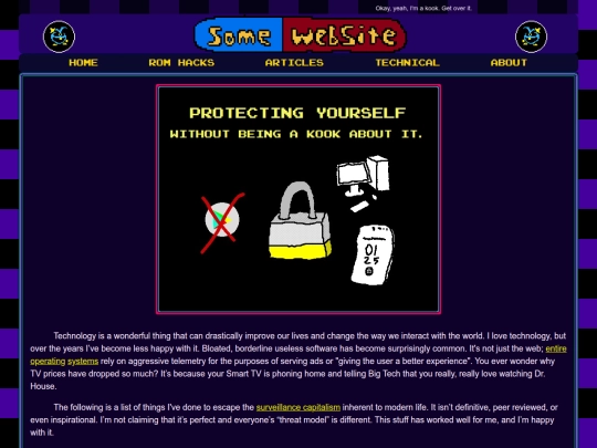 privacyadvice screenshot