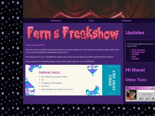 Freakshow screenshot