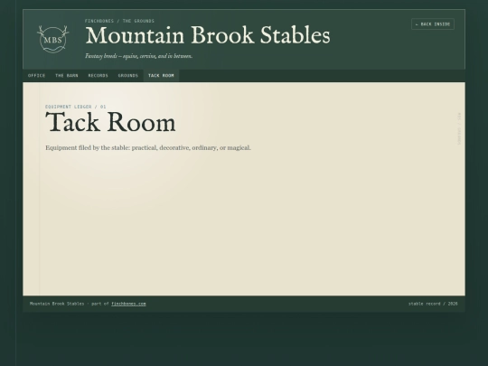 stables/tack screenshot