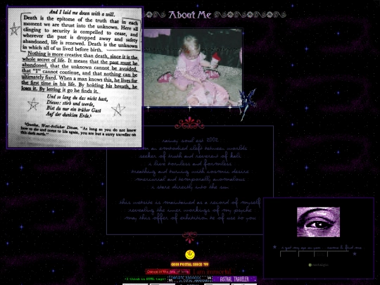 aboutme screenshot