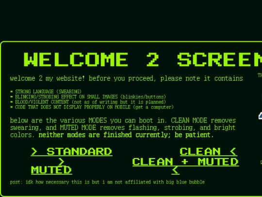 index screenshot
