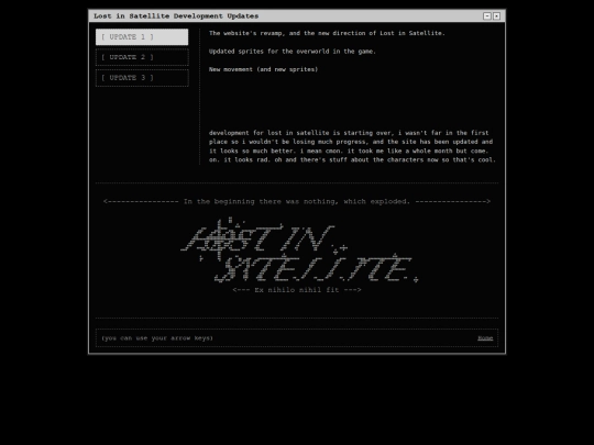 updates screenshot