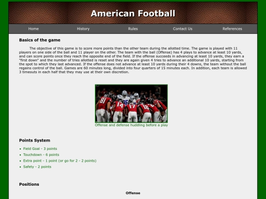 FootballRules screenshot