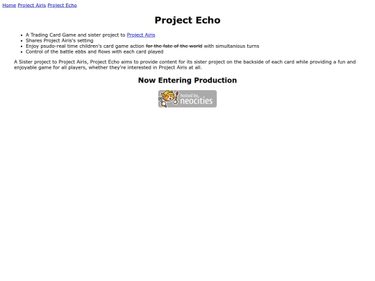 Echo screenshot