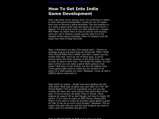 GettingIntoIndieGameDev screenshot