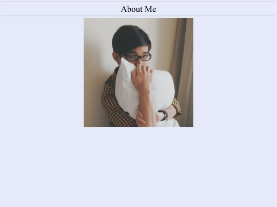 about-me screenshot
