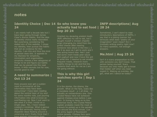 notes screenshot