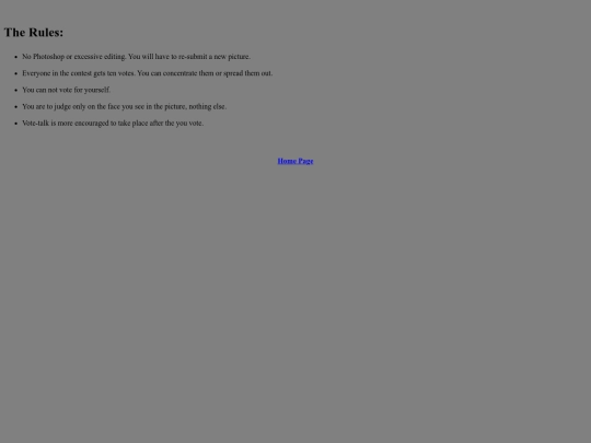 Rules screenshot