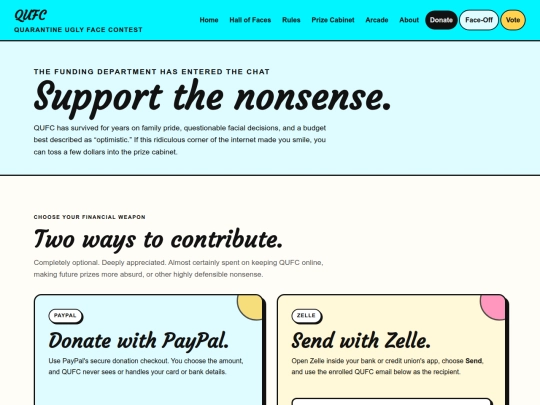 donate screenshot