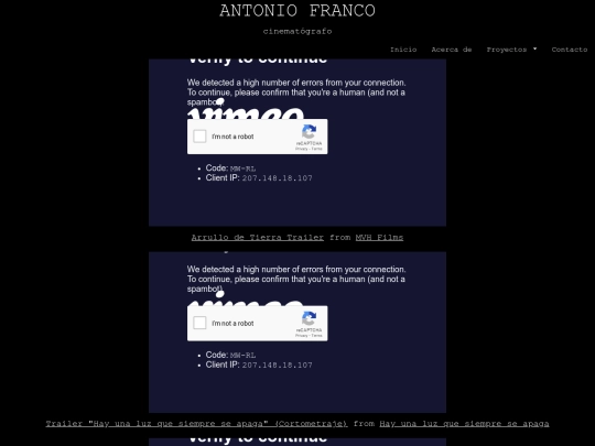 paginas/Cine screenshot