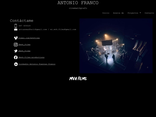 paginas/Contacto screenshot