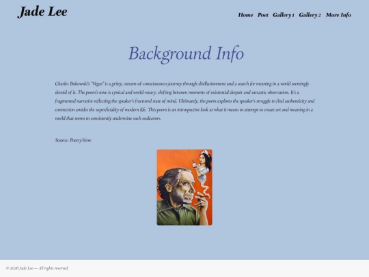 bukowski/info screenshot