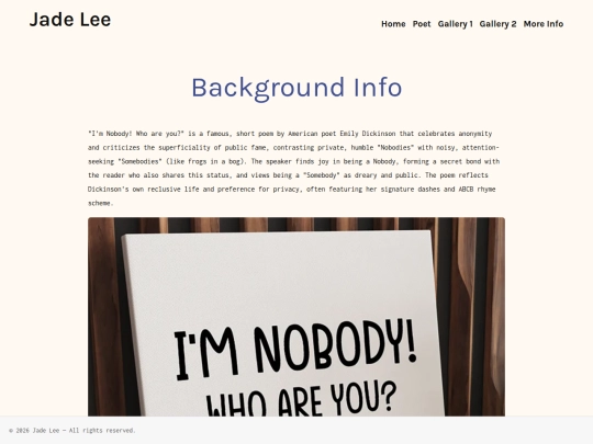 emily/info screenshot
