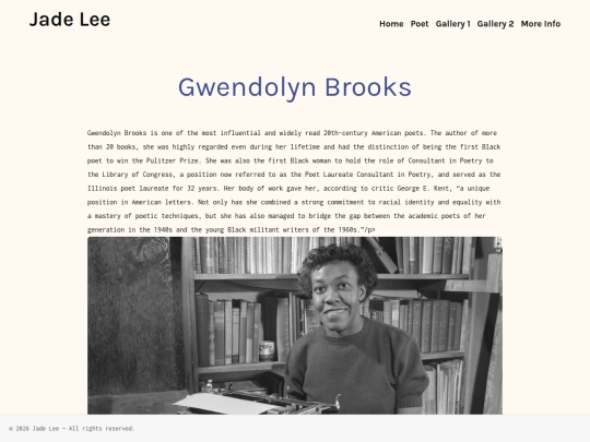 gwendoline/poet screenshot