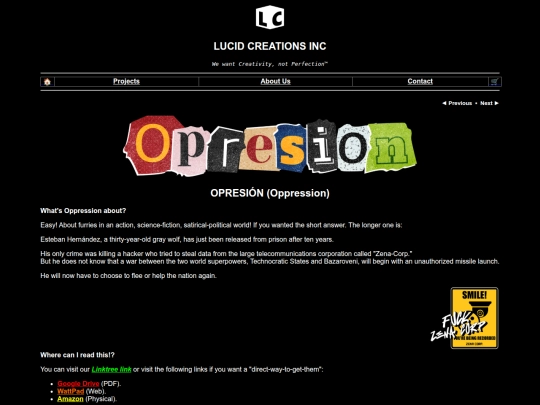 our_projects/oppression screenshot