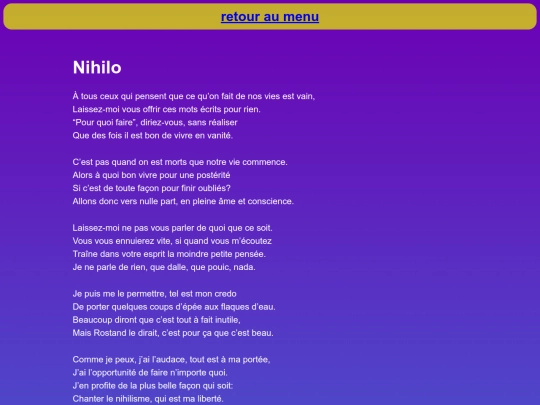 contenu/Nihilo screenshot