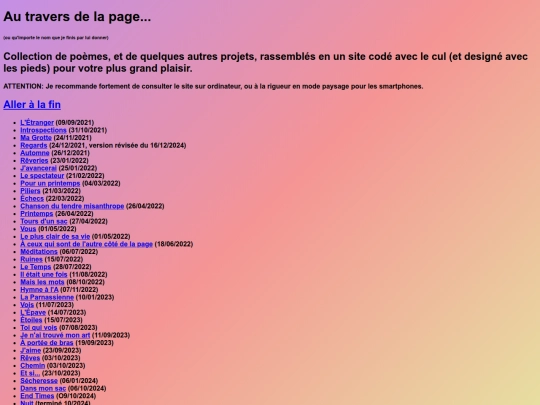 index screenshot