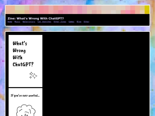 LMNT/zines/ChatGPT screenshot