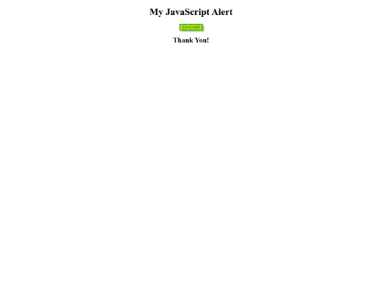 JavaScript/alert screenshot