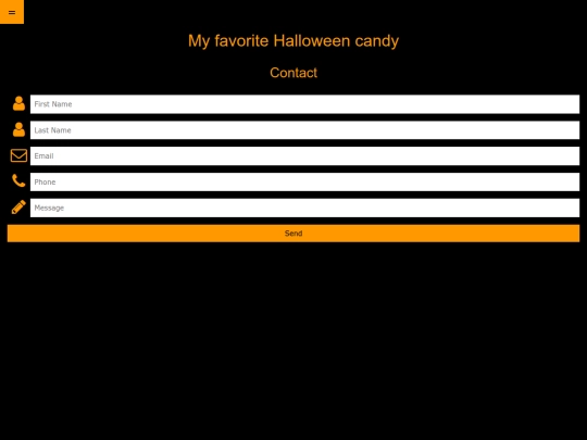 W3.CSS_Halloween/contact screenshot