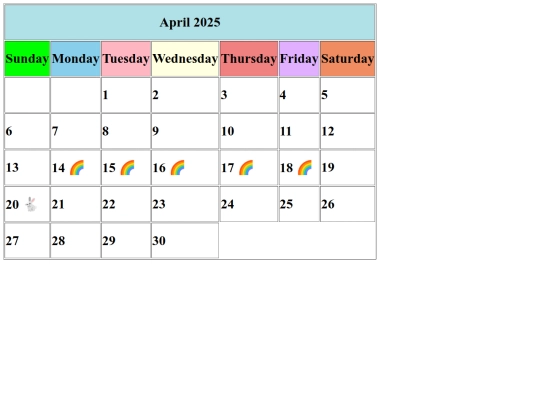 Web-Design/1-HTML/Calendar/table-calendar screenshot