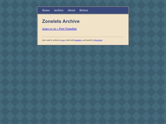 m/archive screenshot