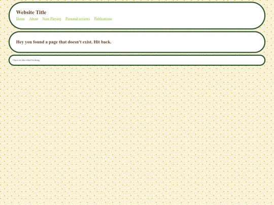 not_found screenshot