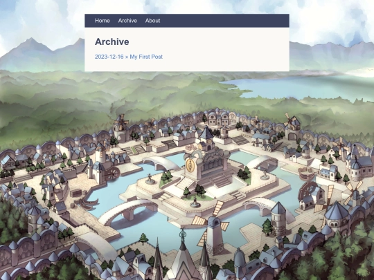 archive screenshot