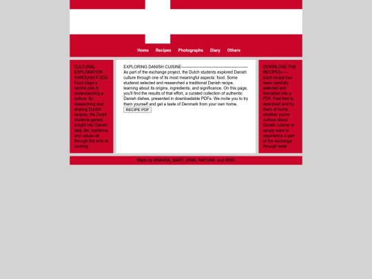 recipes screenshot