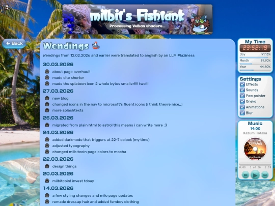 changelog screenshot