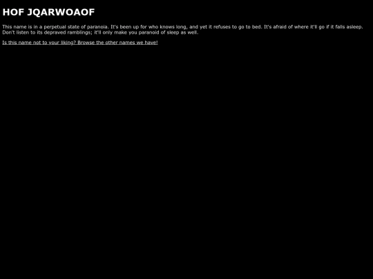 HOF screenshot