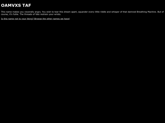 OAMVXS screenshot