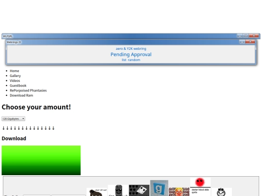 downloadram screenshot