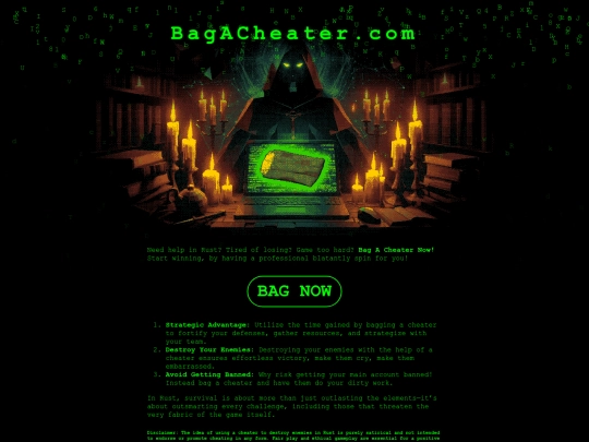 bagacheater screenshot