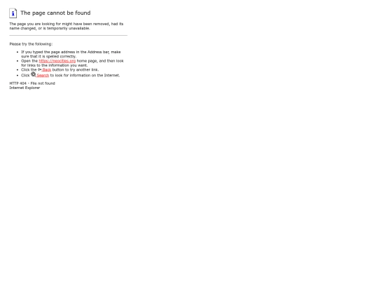 not_found screenshot