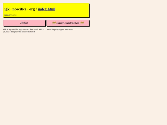 index screenshot